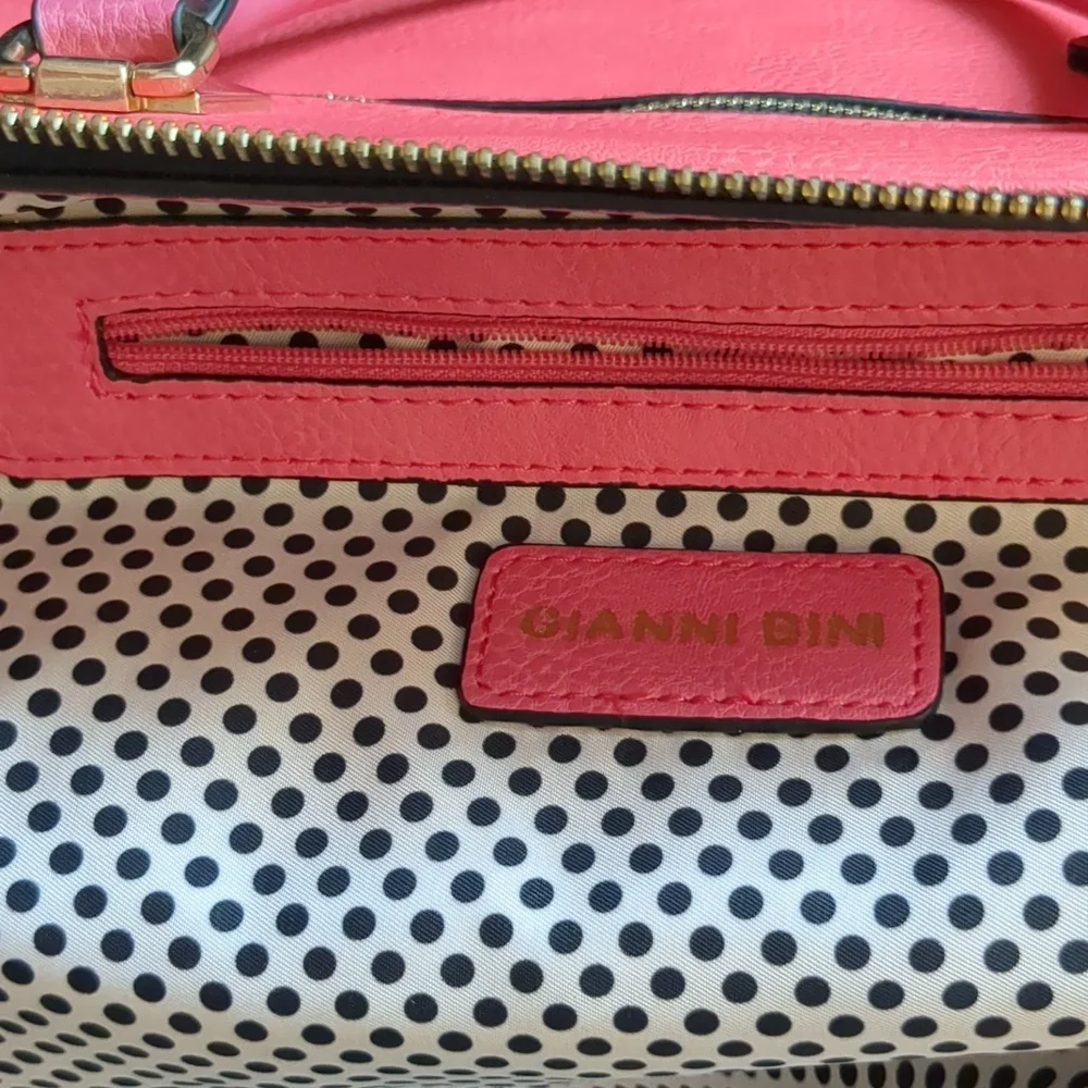 Gianni Bini Two-Tone vinyl bag